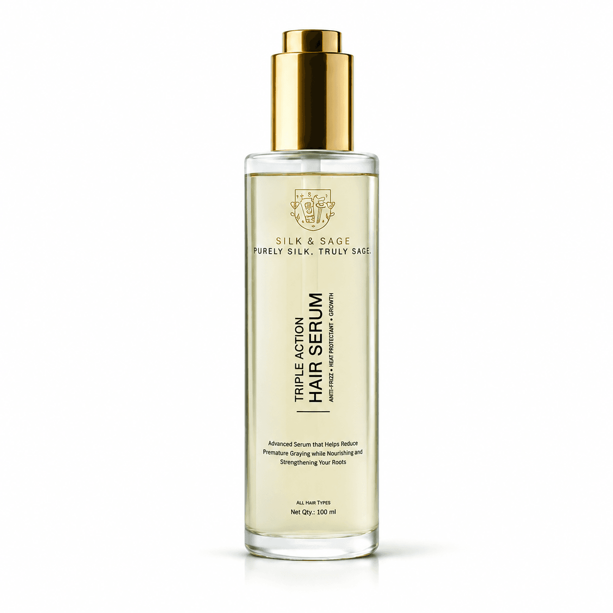 Silk & Sage Anti-Gray, Anti-Dandruff & Hair Growth Serum